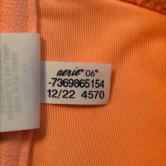 Aerie NEW Women's Coral Lightly Lined Underwire Bikini Top Size 36C - Picture 7 of 9